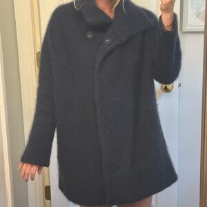 360 Sweater Navy Wool Sweater